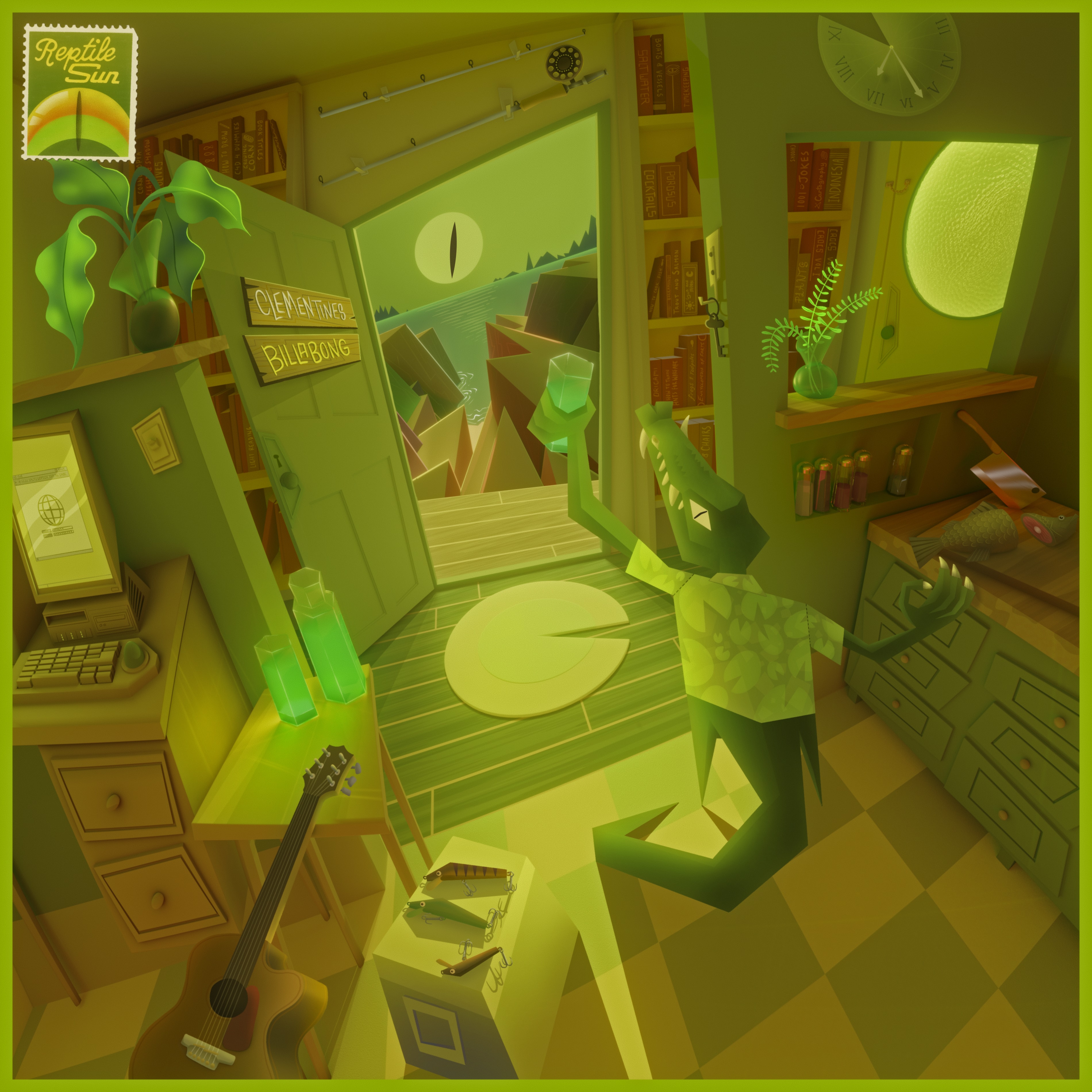 Reptile Sun artwork